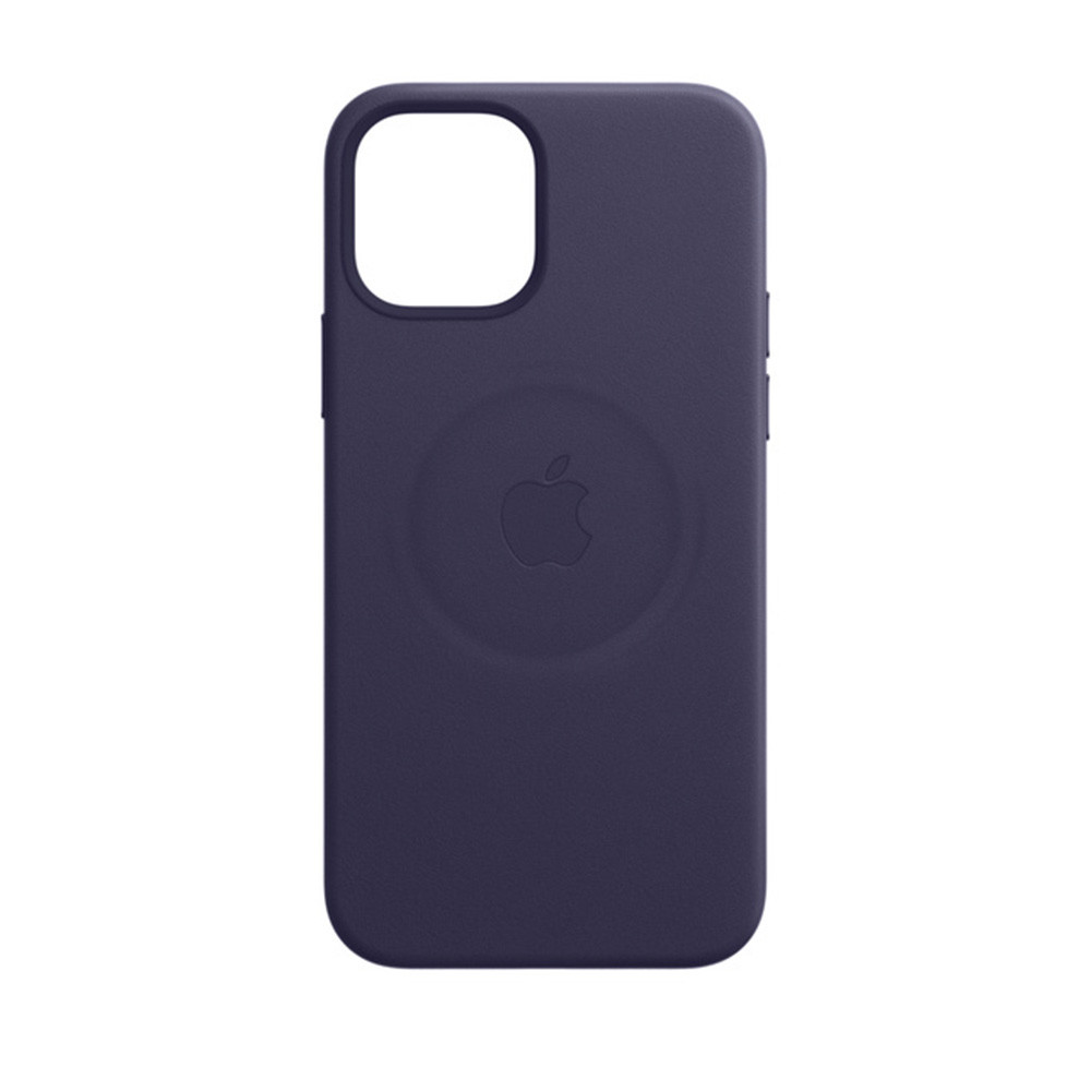 APPLE iPhone 12 mini Leather Sleeve with MagSafe - Deep Violet - KabelGigant